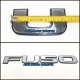 Emblem Logo Tulisan FUSO Chrome - Truck Fuso Supergreat