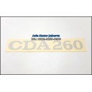 Sticker Tulisan CDA260 - Ornament Truck Nissan
