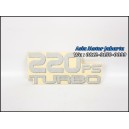 Sticker 220PS Turbo - Truck Nissan Euro