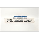 Sticker Tulisan FL235JW - Truck Hino Lohan